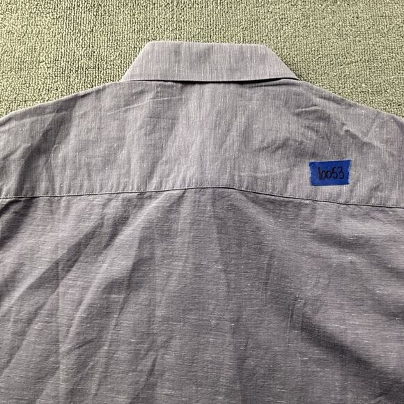Travis Mathew Shirt Adult Medium Purple Button Up Short Sleeve Golf Casual Men's - Picture 13 of 14